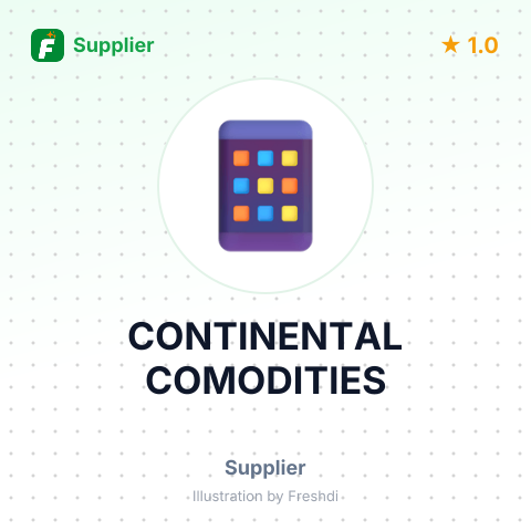 CONTINENTAL COMODITIES – summary card, no photo uploaded yet