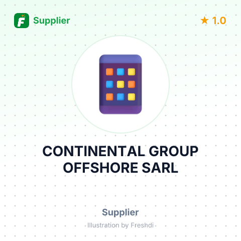 CONTINENTAL GROUP OFFSHORE SARL – summary card, no photo uploaded yet