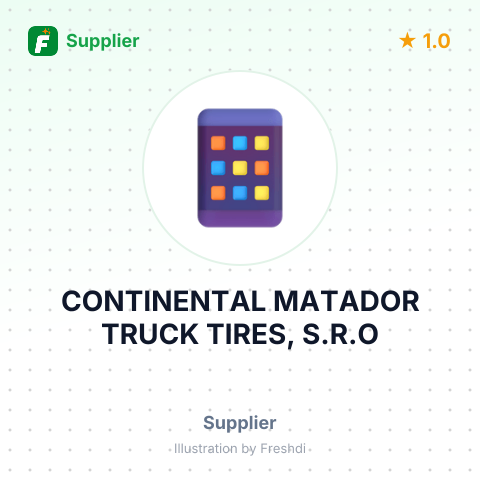 CONTINENTAL MATADOR TRUCK TIRES, S.R.O – summary card, no photo uploaded yet
