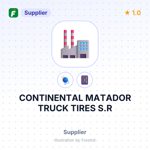 CONTINENTAL MATADOR TRUCK TIRES S.R – summary card, no photo uploaded yet