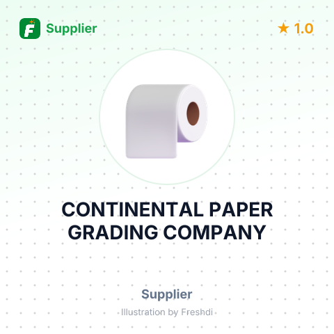 CONTINENTAL PAPER GRADING COMPANY – summary card, no photo uploaded yet