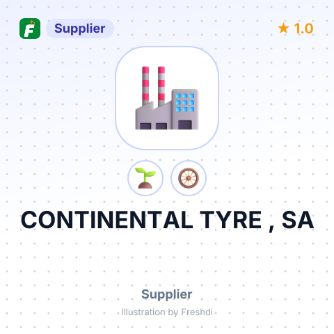 CONTINENTAL TYRE , SA – summary card, no photo uploaded yet