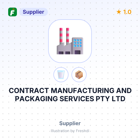 CONTRACT MANUFACTURING AND PACKAGING SERVICES PTY LTD – summary card, no photo uploaded yet