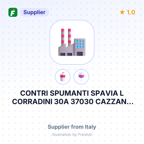 CONTRI SPUMANTI SPAVIA L CORRADINI 30A 37030 CAZZANO DI TRAMIGNA ITALY – summary card, no photo uploaded yet