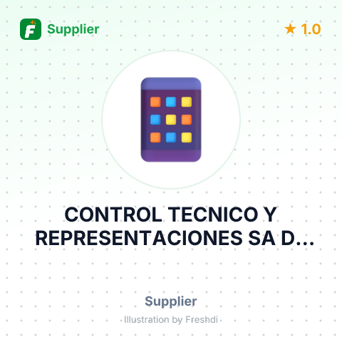 CONTROL TECNICO Y REPRESENTACIONES SA DE CV – summary card, no photo uploaded yet