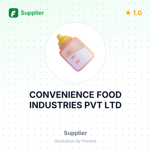 CONVENIENCE FOOD INDUSTRIES PVT LTD – summary card, no photo uploaded yet