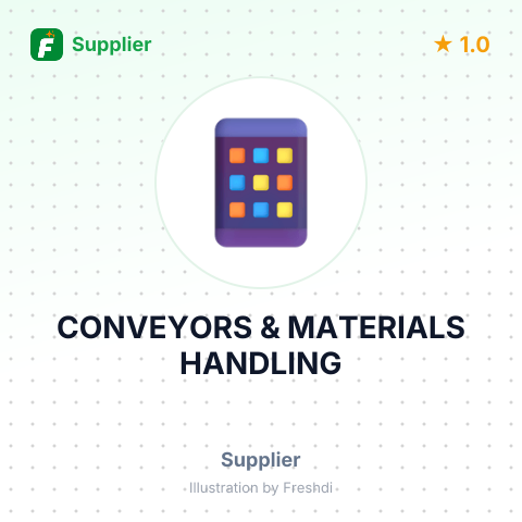 CONVEYORS & MATERIALS HANDLING – summary card, no photo uploaded yet