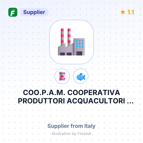 COO.P.A.M. COOPERATIVA PRODUTTORI ACQUACULTORI MAREMMANI SOCIETA' COO – summary card, no photo uploaded yet