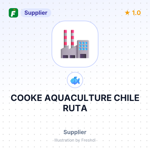 COOKE AQUACULTURE CHILE RUTA – summary card, no photo uploaded yet