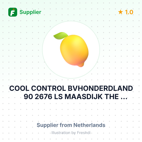 COOL CONTROL BVHONDERDLAND 90 2676 LS MAASDIJK THE NETHERLANDS – summary card, no photo uploaded yet