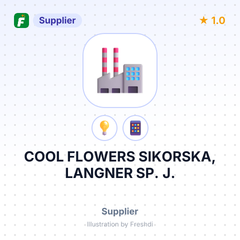 COOL FLOWERS SIKORSKA, LANGNER SP. J. – summary card, no photo uploaded yet