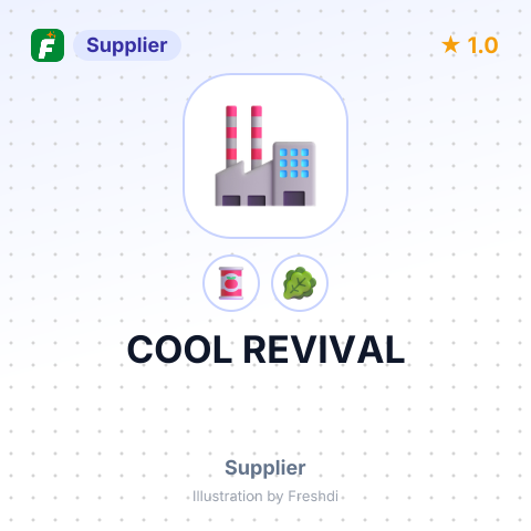 COOL REVIVAL – summary card, no photo uploaded yet
