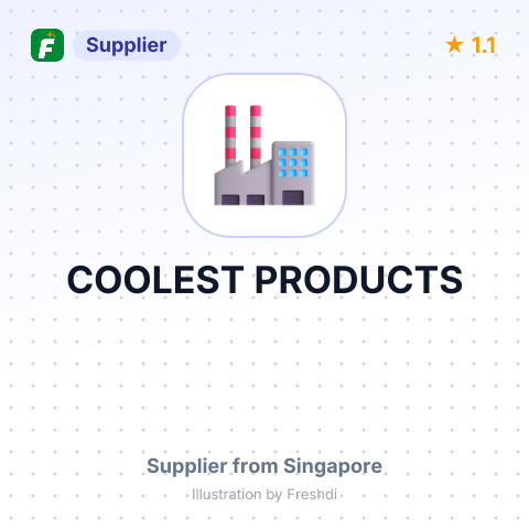 COOLEST PRODUCTS – summary card, no photo uploaded yet
