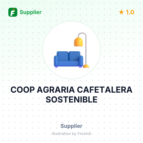 COOP AGRARIA CAFETALERA SOSTENIBLE – summary card, no photo uploaded yet