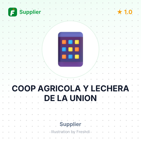 COOP AGRICOLA Y LECHERA DE LA UNION – summary card, no photo uploaded yet