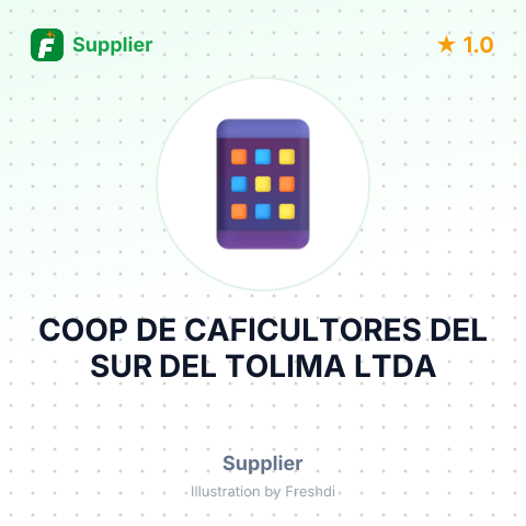 COOP DE CAFICULTORES DEL SUR DEL TOLIMA LTDA – summary card, no photo uploaded yet