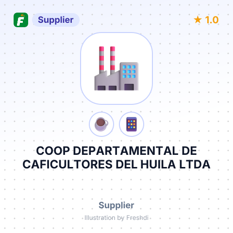 COOP DEPARTAMENTAL DE CAFICULTORES DEL HUILA LTDA – summary card, no photo uploaded yet