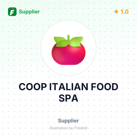 COOP ITALIAN FOOD SPA – summary card, no photo uploaded yet