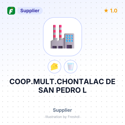 COOP.MULT.CHONTALAC DE SAN PEDRO L – summary card, no photo uploaded yet
