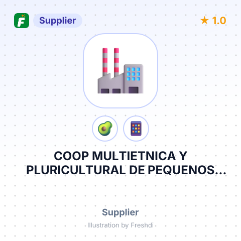 COOP MULTIETNICA Y PLURICULTURAL DE PEQUENOS CAFICULTORES – summary card, no photo uploaded yet