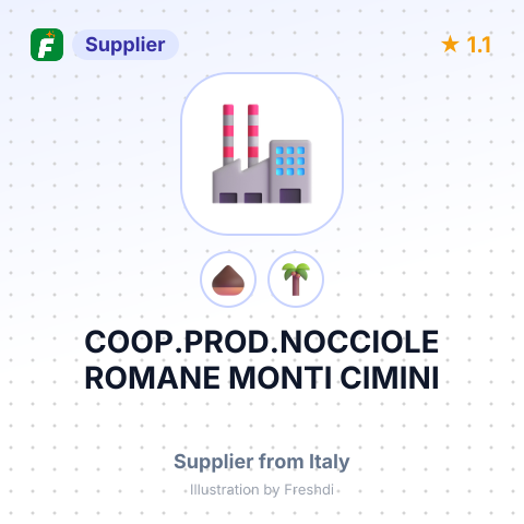 COOP.PROD.NOCCIOLE ROMANE MONTI CIMINI – summary card, no photo uploaded yet