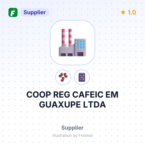 COOP REG CAFEIC EM GUAXUPE LTDA – summary card, no photo uploaded yet