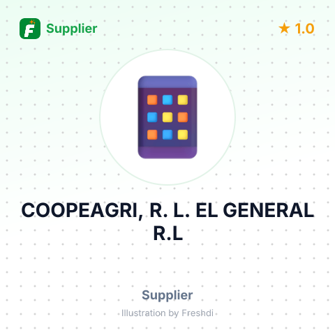 COOPEAGRI, R. L. EL GENERAL R.L – summary card, no photo uploaded yet