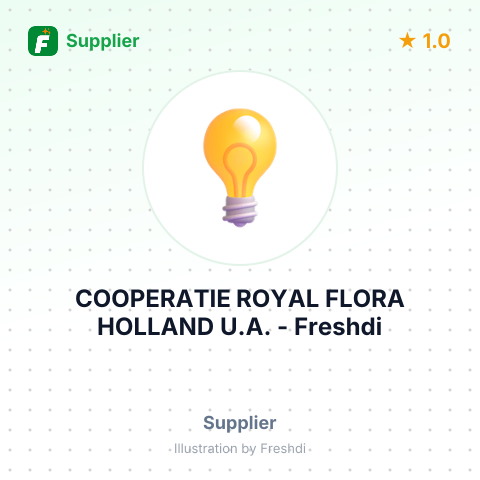 COOPERATIE ROYAL FLORA HOLLAND U.A. – summary card, no photo uploaded yet