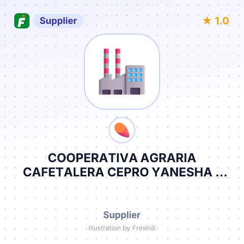 COOPERATIVA AGRARIA CAFETALERA CEPRO YANESHA – summary card, no photo uploaded yet