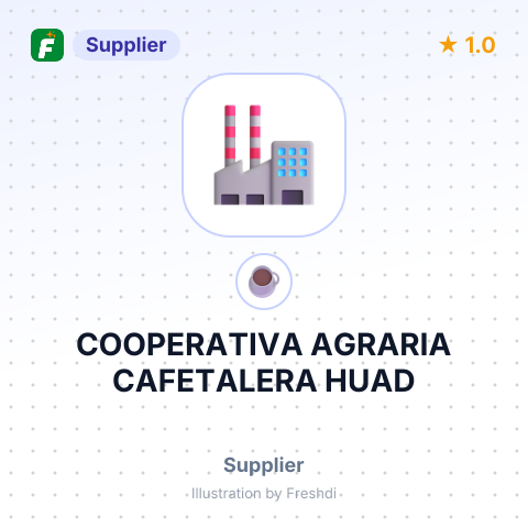 COOPERATIVA AGRARIA CAFETALERA HUAD – summary card, no photo uploaded yet