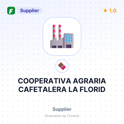 COOPERATIVA AGRARIA CAFETALERA LA FLORID – summary card, no photo uploaded yet