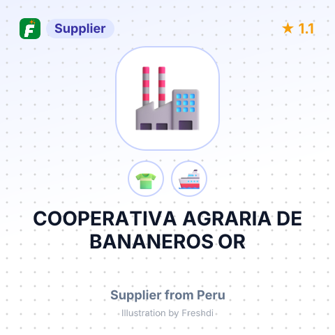 COOPERATIVA AGRARIA DE BANANEROS OR – summary card, no photo uploaded yet