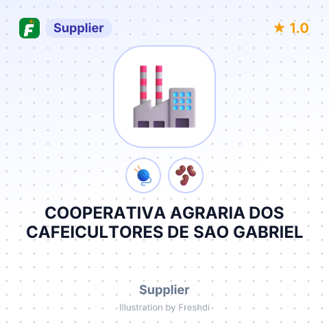 COOPERATIVA AGRARIA DOS CAFEICULTORES DE SAO GABRIEL – summary card, no photo uploaded yet