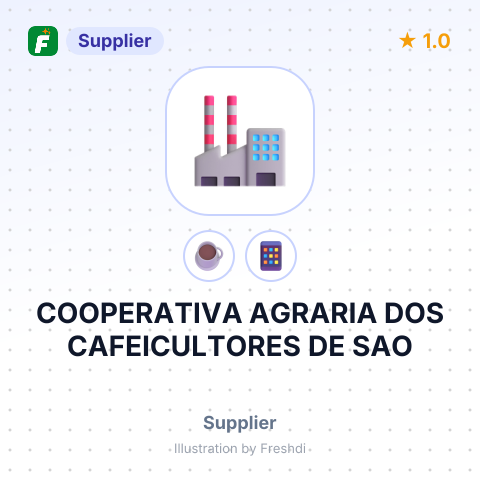 COOPERATIVA AGRARIA DOS CAFEICULTORES DE SAO – summary card, no photo uploaded yet