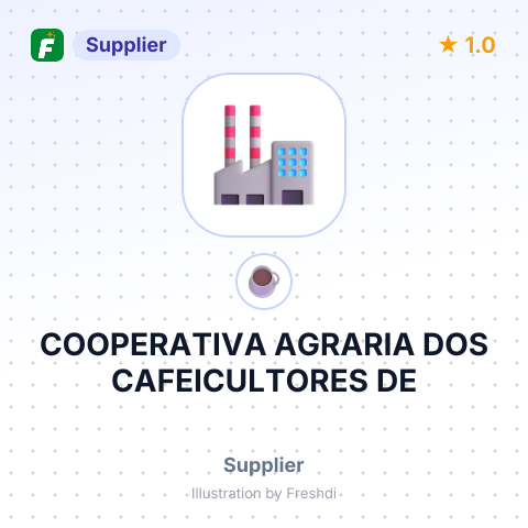 COOPERATIVA AGRARIA DOS CAFEICULTORES DE – summary card, no photo uploaded yet