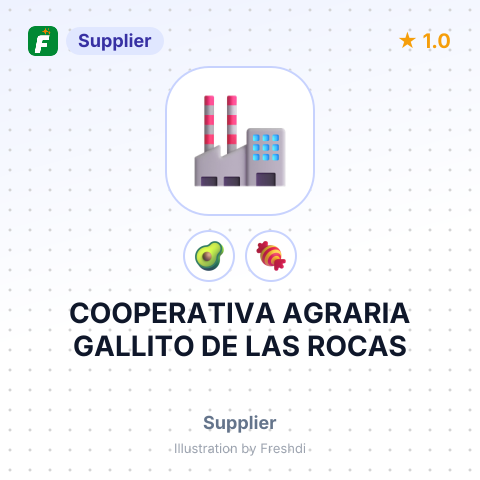 COOPERATIVA AGRARIA GALLITO DE LAS ROCAS – summary card, no photo uploaded yet