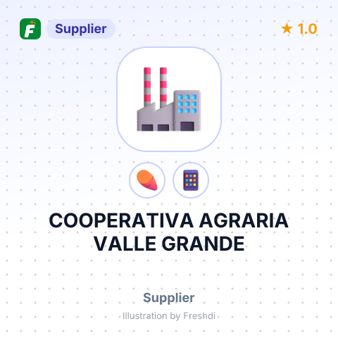 COOPERATIVA AGRARIA VALLE GRANDE – summary card, no photo uploaded yet
