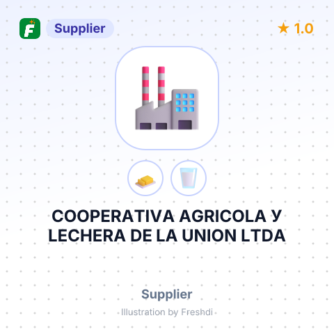 COOPERATIVA AGRICOLA У LECHERA DE LA UNION LTDA – summary card, no photo uploaded yet