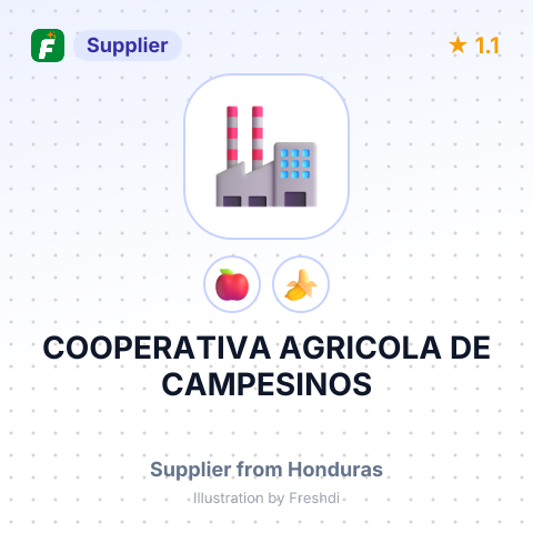COOPERATIVA AGRICOLA DE CAMPESINOS – summary card, no photo uploaded yet
