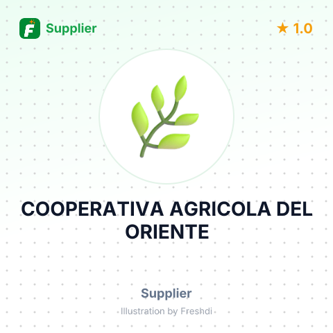 COOPERATIVA AGRICOLA DEL ORIENTE – summary card, no photo uploaded yet