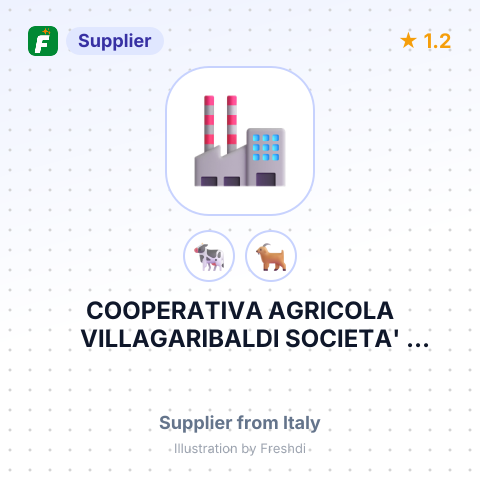 COOPERATIVA AGRICOLA VILLAGARIBALDI SOCIETA' AGRICOLA COOPERATIVA – summary card, no photo uploaded yet