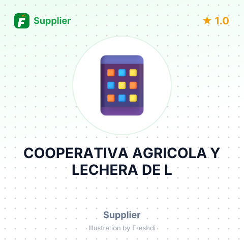 COOPERATIVA AGRICOLA Y LECHERA DE L – summary card, no photo uploaded yet
