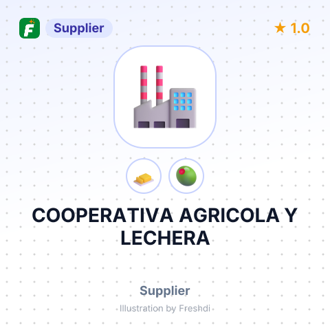 COOPERATIVA AGRICOLA Y LECHERA – summary card, no photo uploaded yet