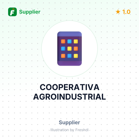 COOPERATIVA AGROINDUSTRIAL – summary card, no photo uploaded yet