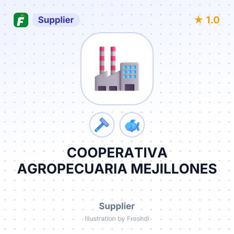 COOPERATIVA AGROPECUARIA MEJILLONES – summary card, no photo uploaded yet