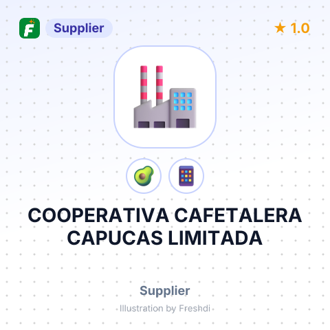 COOPERATIVA CAFETALERA CAPUCAS LIMITADA – summary card, no photo uploaded yet