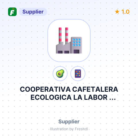 COOPERATIVA CAFETALERA ECOLOGICA LA LABOR OCOTEPEQUE LIMITADA – summary card, no photo uploaded yet