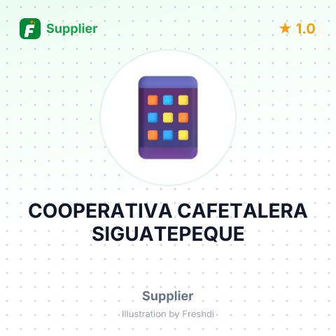 COOPERATIVA CAFETALERA SIGUATEPEQUE – summary card, no photo uploaded yet