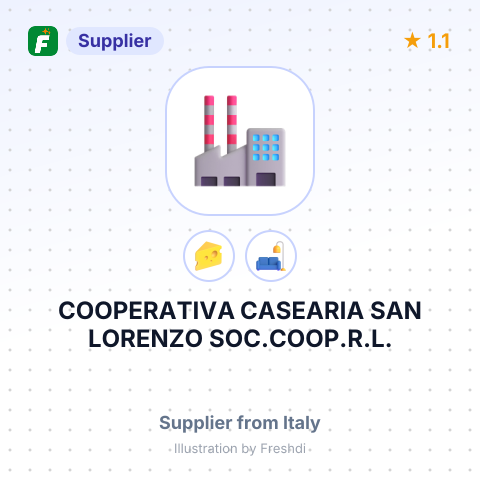 COOPERATIVA CASEARIA SAN LORENZO SOC.COOP.R.L. – summary card, no photo uploaded yet