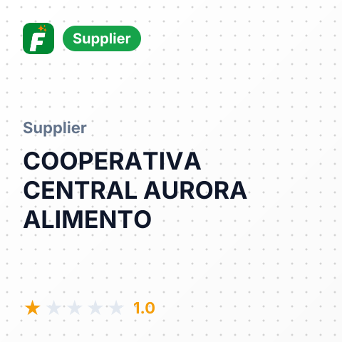 COOPERATIVA CENTRAL AURORA ALIMENTO – summary card, no photo uploaded yet